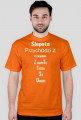 Men's short-sleeved T-shirt with text 1