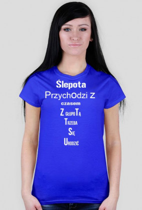 Women's short-sleeved T-shirt with text 4