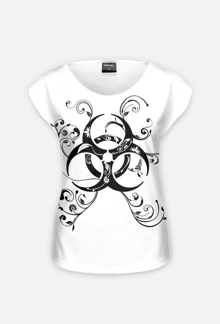 Koszulka damska fullprint "Biohazard"