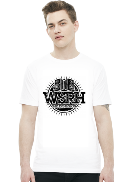 BIAŁY T-SHIRT "WSRH"