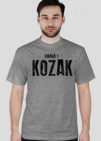 Koszulka męska uwaga kozak