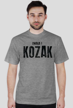 Koszulka męska uwaga kozak
