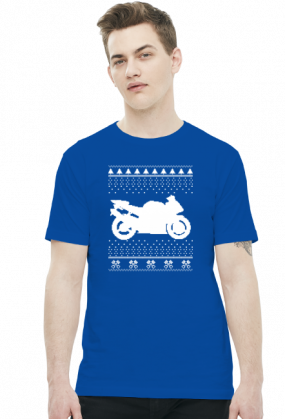 Christmas Bike - męska koszulka motocyklowa