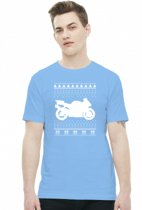 Christmas Bike - męska koszulka motocyklowa