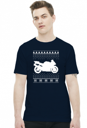 Christmas Bike - męska koszulka motocyklowa