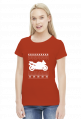 Christmas Bike - damska koszulka motocyklowa