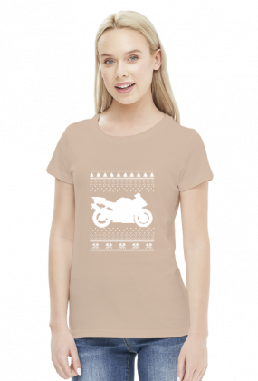 Christmas Bike - damska koszulka motocyklowa