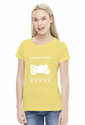 Christmas Bike - damska koszulka motocyklowa