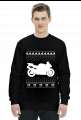 Christmas Bike - męska bluza motocyklowa