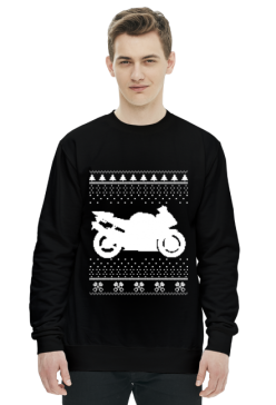 Christmas Bike - męska bluza motocyklowa