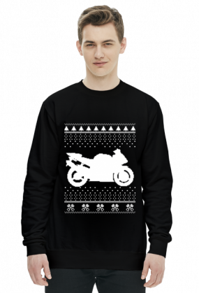 Christmas Bike - męska bluza motocyklowa