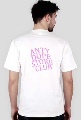 ANTI DOPE STORE CLUB PINK TEE