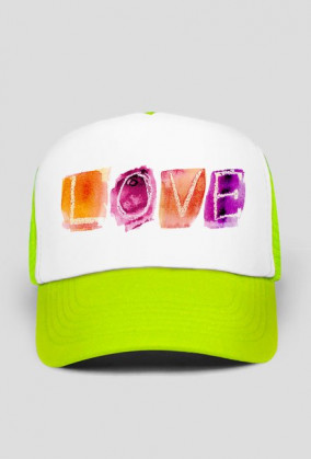 Czapka z nadrukiem "Love"