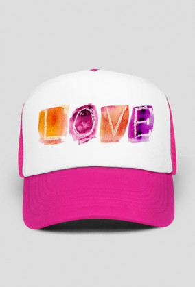 Czapka z nadrukiem "Love"