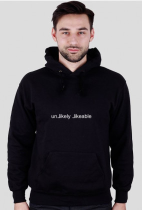 unlikely likeable hoodie (czarny)