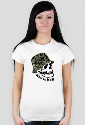 T-Shirt damski "War is Hell"