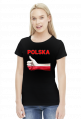 Koszulka patriotyczna Polska damska
