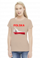 Koszulka patriotyczna Polska damska