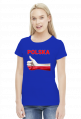 Koszulka patriotyczna Polska damska