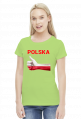 Koszulka patriotyczna Polska damska