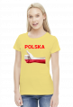 Koszulka patriotyczna Polska damska