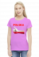 Koszulka patriotyczna Polska damska