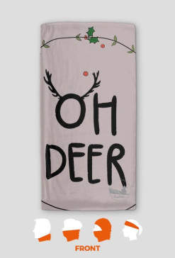 On deer, chustka