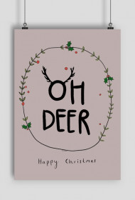 Oh deer, plakat