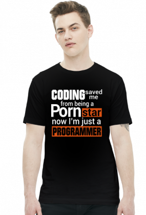 Programista tshirt - męski