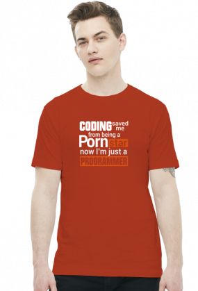 Programista tshirt - męski