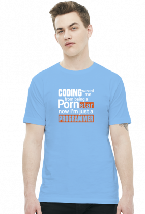 Programista tshirt - męski