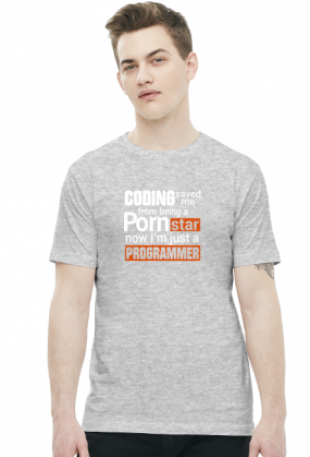 Programista tshirt - męski