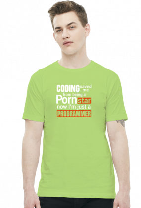 Programista tshirt - męski