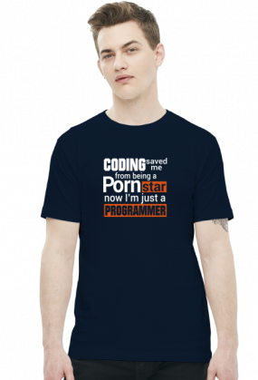 Programista tshirt - męski