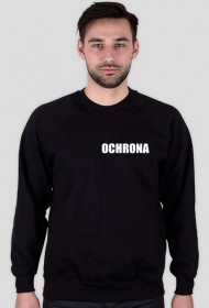 Męska Czarna Bluza Ochrona