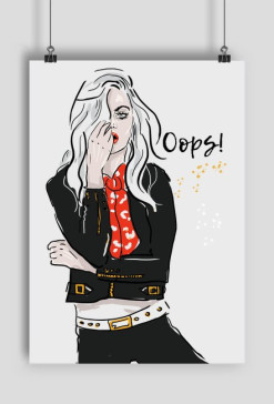 Plakat A2, Oops!