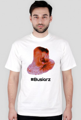 Koszulka Busiarz Nosacz biała