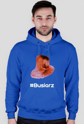 Bluza z kapturem hasztag Busiarz