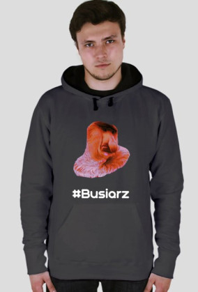 Bluza szara hasztag Busiarz