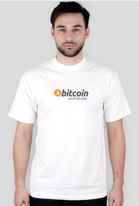 Koszulka Bitcoin accepted here