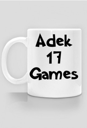 Kubek z napisem Adek17Games