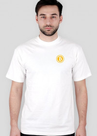 Bitcoin logo pierś