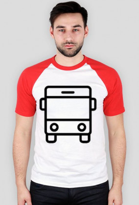 T-shirt męski kolorowy - Autobus KMSC