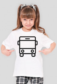 T-shirt dziewczęcy - Autobus KMSC