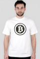 Koszulka Bitcoin szare logo