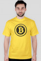 Koszulka Bitcoin szare logo