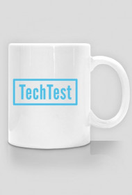 Kubek z logo TechTest