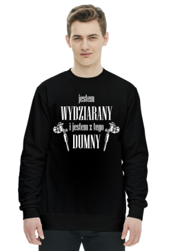 Bluza Męska "Jestem Wydziarany i Jestem z Tego Dumny"