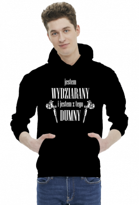 Bluza Męska "Jestem Wydziarany i Jestem z Tego Dumny"