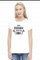 Koszulka Damska "Jestem Wydziarany i Jestem z Tego Dumny"